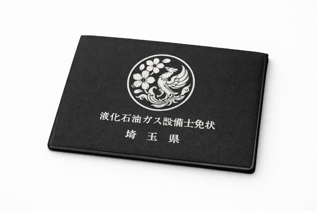 国家資格証:液化石油ガス設備士の免状